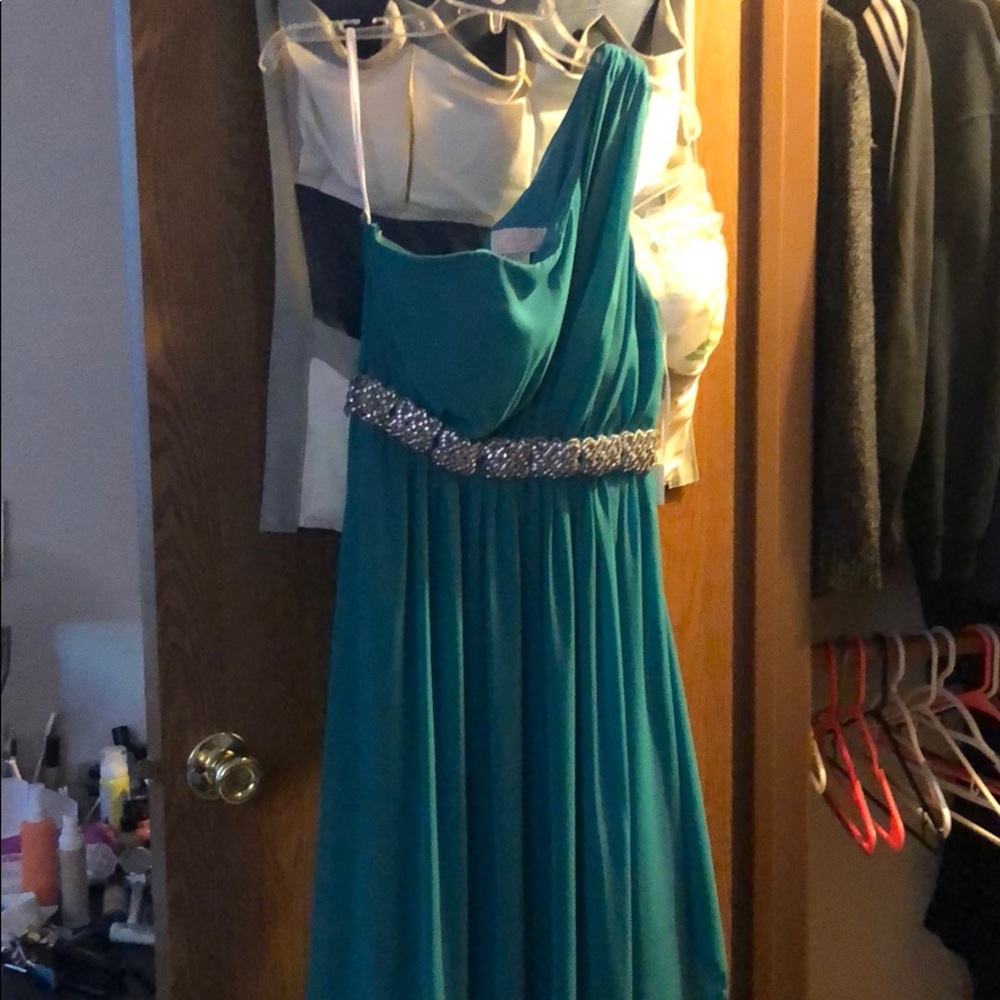 Teal Long Gown